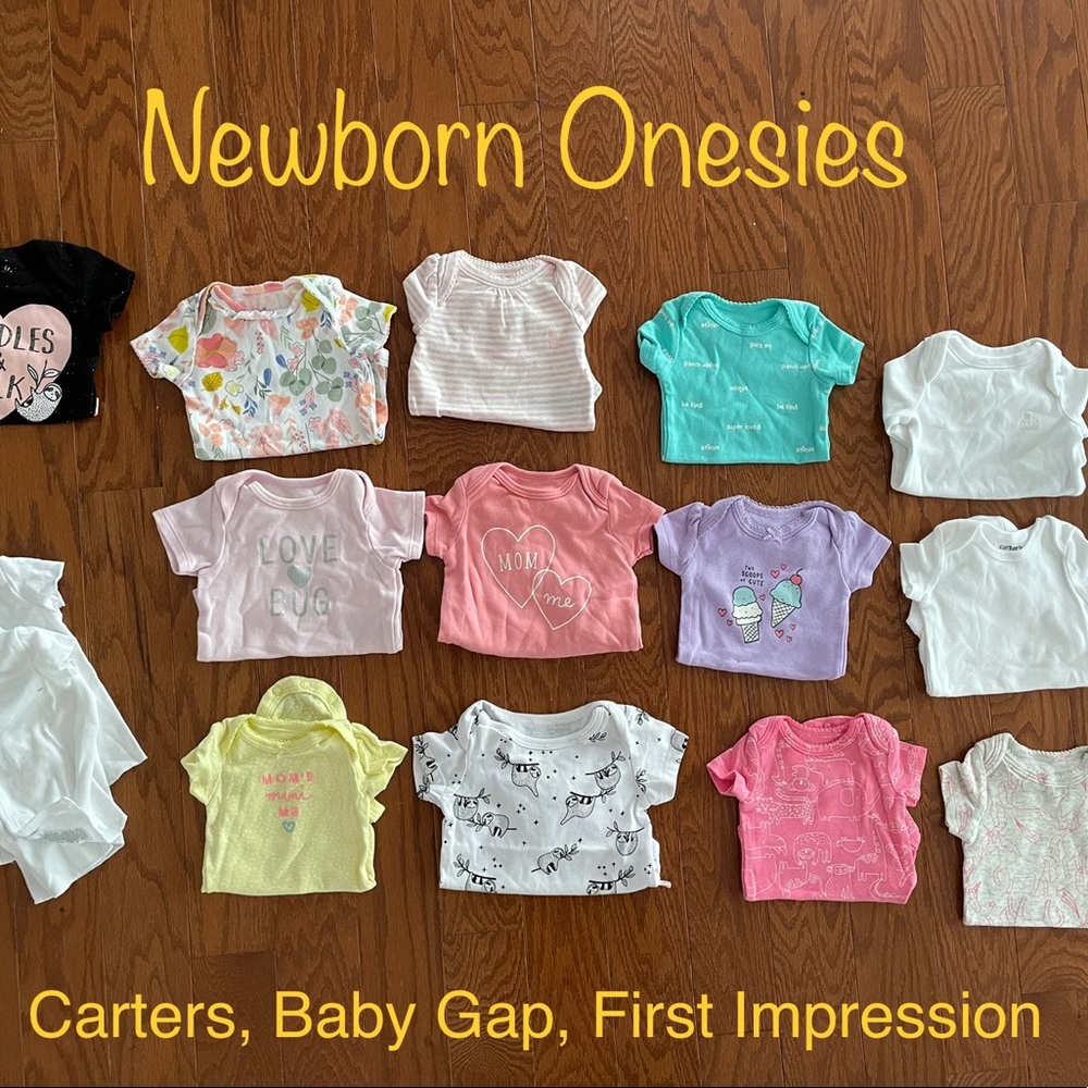 Girls NEWBORN Onesie Bundle